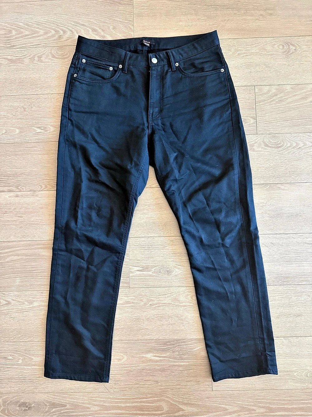 Quince Men’s Comfort Stretch Traveler 5-Pocket Pants - Black 32X30
